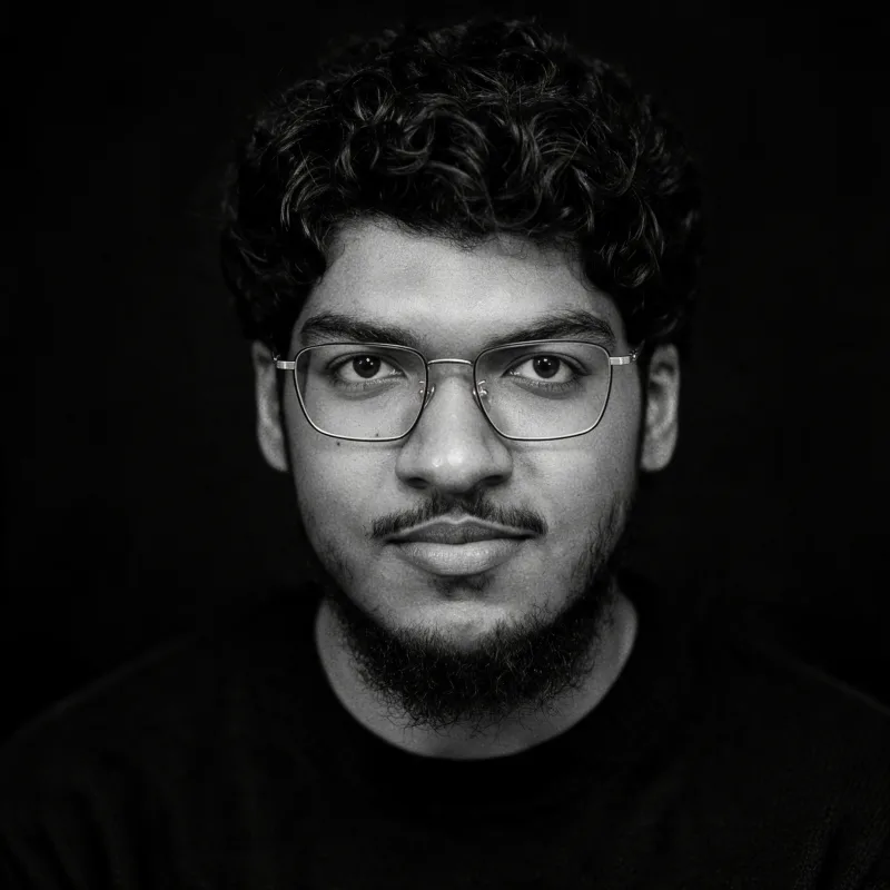 Portrait of Gulam Aziz, Creative Director at Syntax Motion